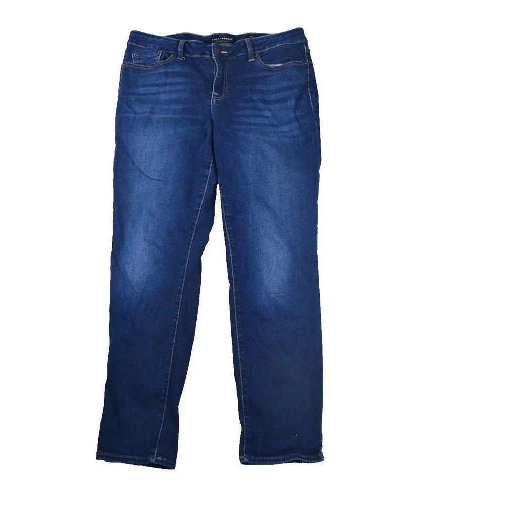 Lucky Brand Jeans Womens 12/32 (32x27) Lolita Skinny Blue Denim